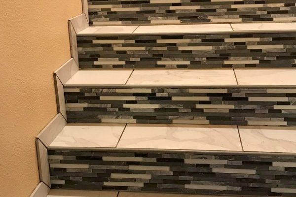 Stairs Tile Flooring Lakewood Colorado - Extreme Flooring Denver
